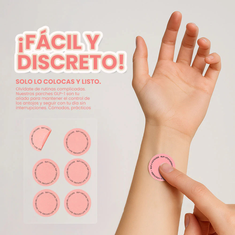 Parches GLP-1 Parches Reduce tu apetito y pierde peso de forma natural (Kit 30 parches)