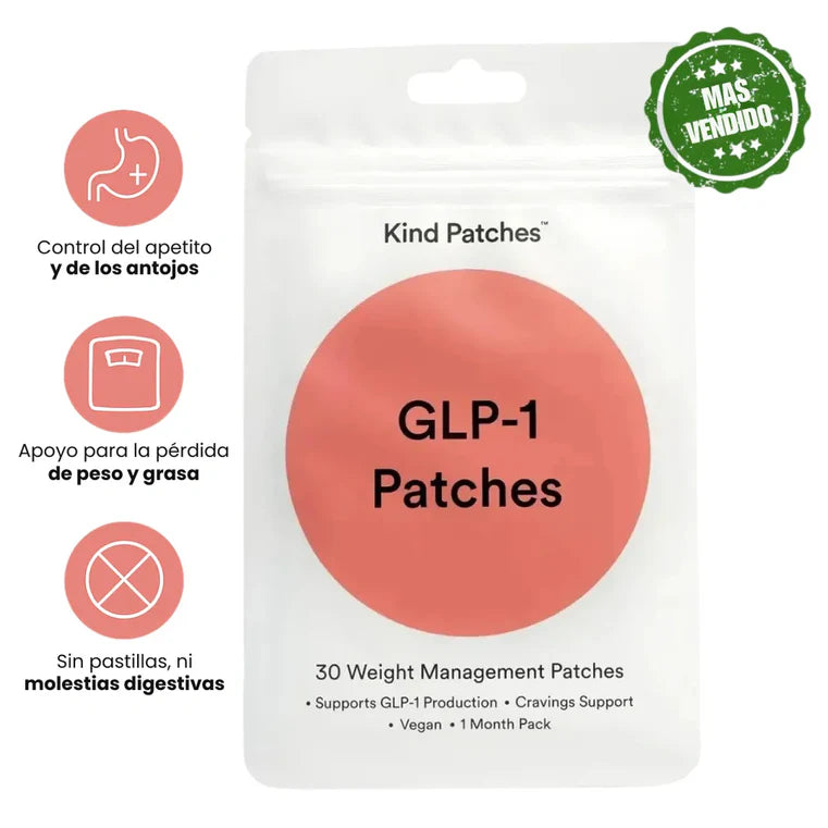 Parches GLP-1 Parches Reduce tu apetito y pierde peso de forma natural (Kit 30 parches)