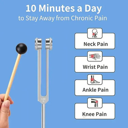 128 Hz Therapy Tuning Fork – Healing Instrument for Body & Mind.